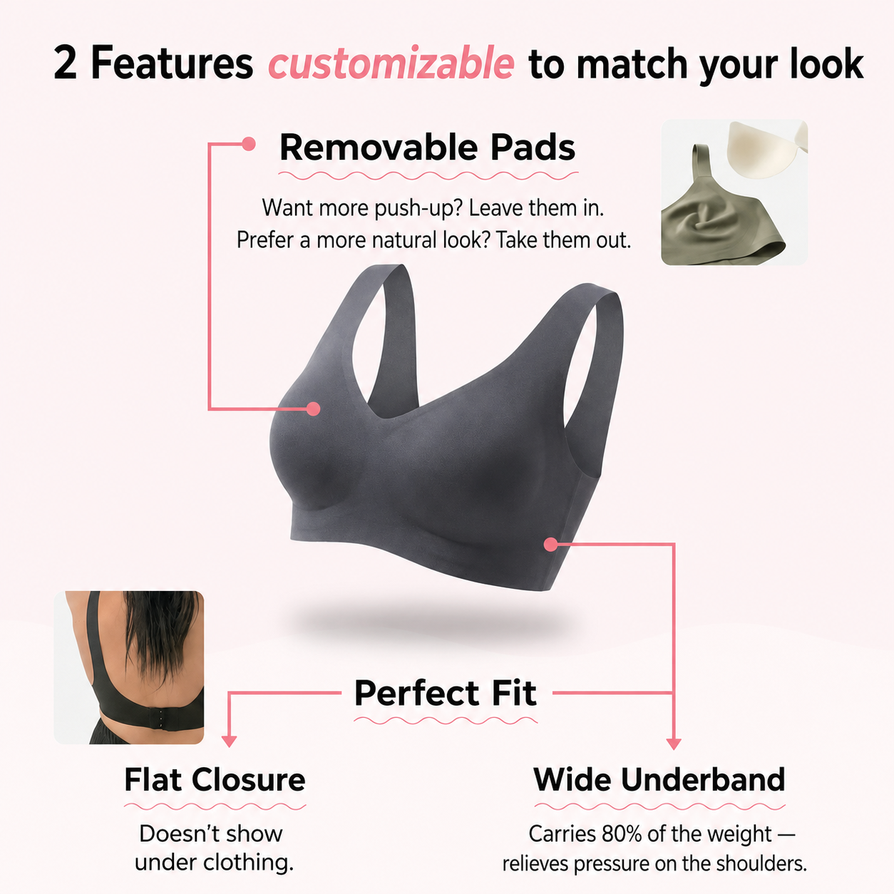 MOLDE – Seamless Premium Bra | Free Bundle